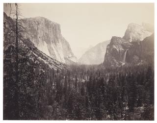 Carleton E. Watkins - The Yosemite Valley from the Mariposa Trail, c. 1865-1866