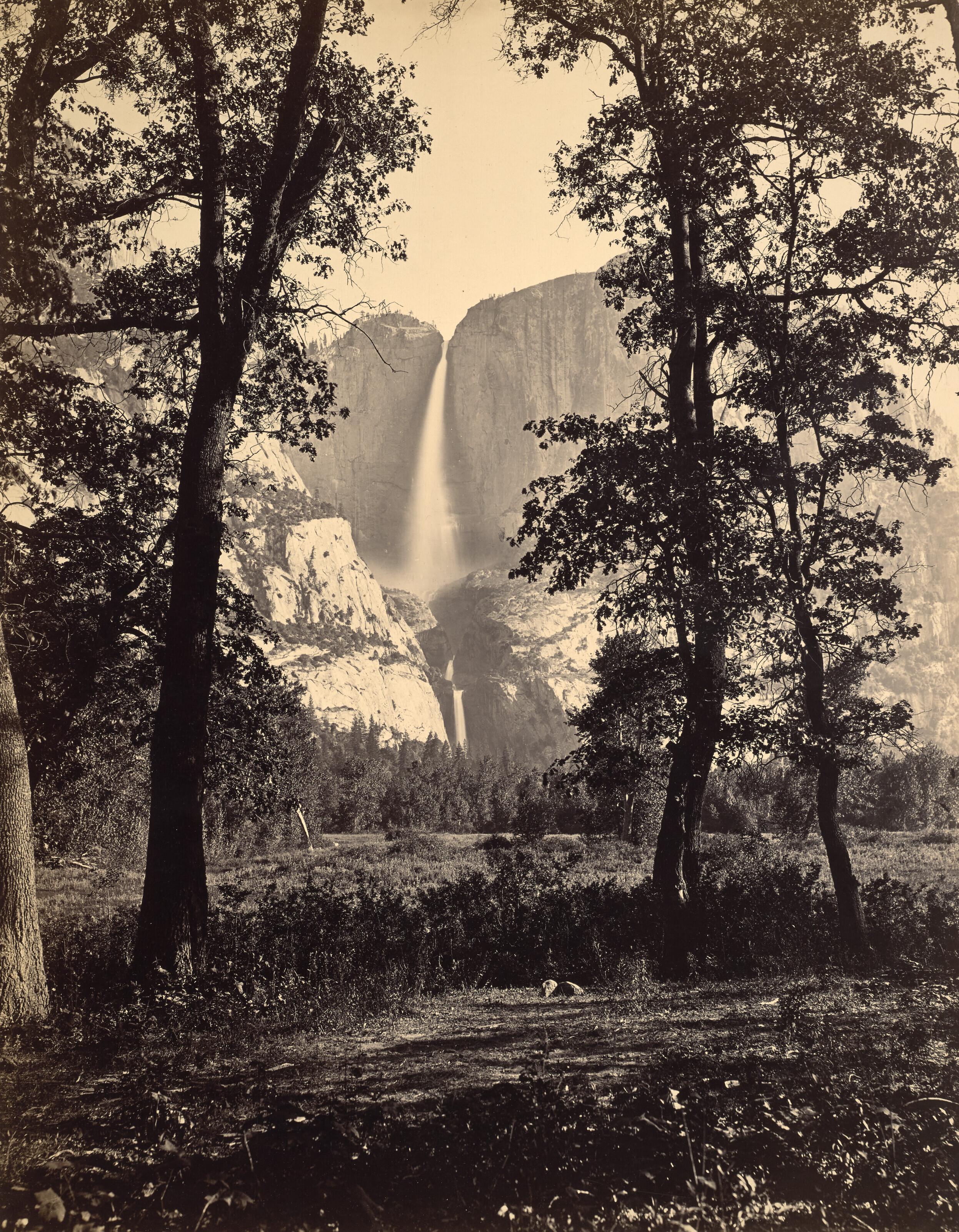 Carleton E. Watkins - Yosemite Falls, 1865-1866