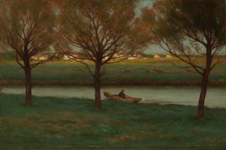 Carleton Wiggins - Evening Row, Long Island