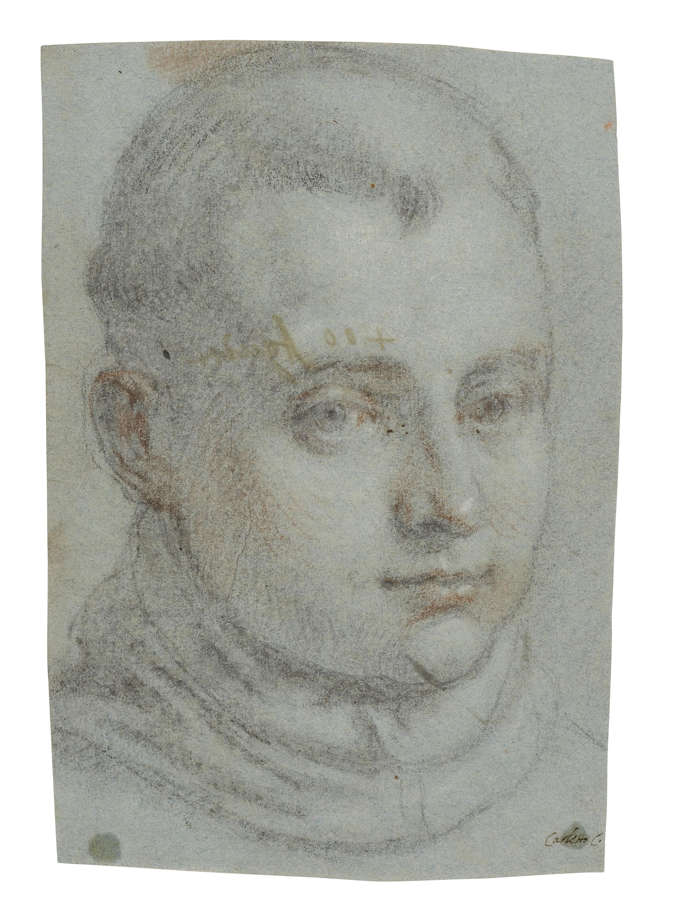 Carletto Caliari - Portrait of a young friar
