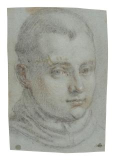 Carletto Caliari - Portrait of a young friar
