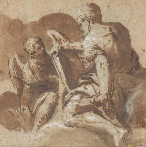 Carletto Caliari - Saint Mathieu Et L\'Ange