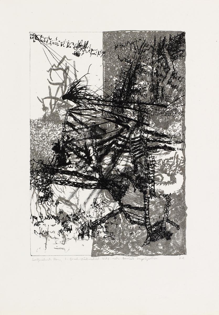 Carlfriedrich Claus - Konvolut von zwei Lithografien