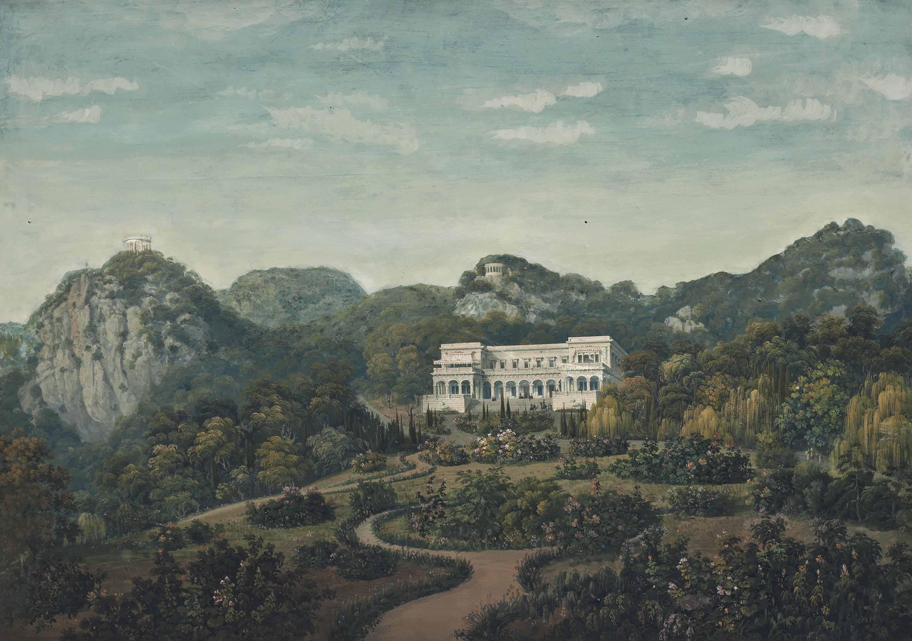 Carlo Bossoli - An aristocratic estate
