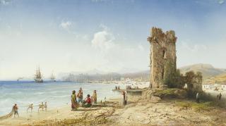 Carlo Bossoli - Italian The Ruins Of Chersonesus, Crimea