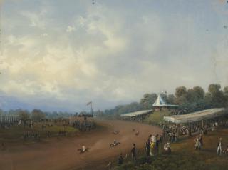 Carlo Bossoli - L\'Ippodromo A Villa Rignon, Torino