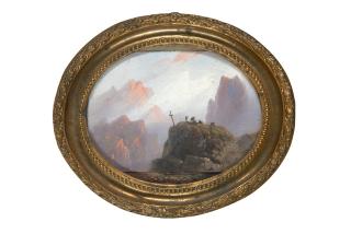 Carlo Bossoli - Pascolo in alta montagna