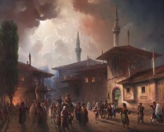 Carlo Bossoli - The Khan\'S Palace In Bakhchisarai, Crimea