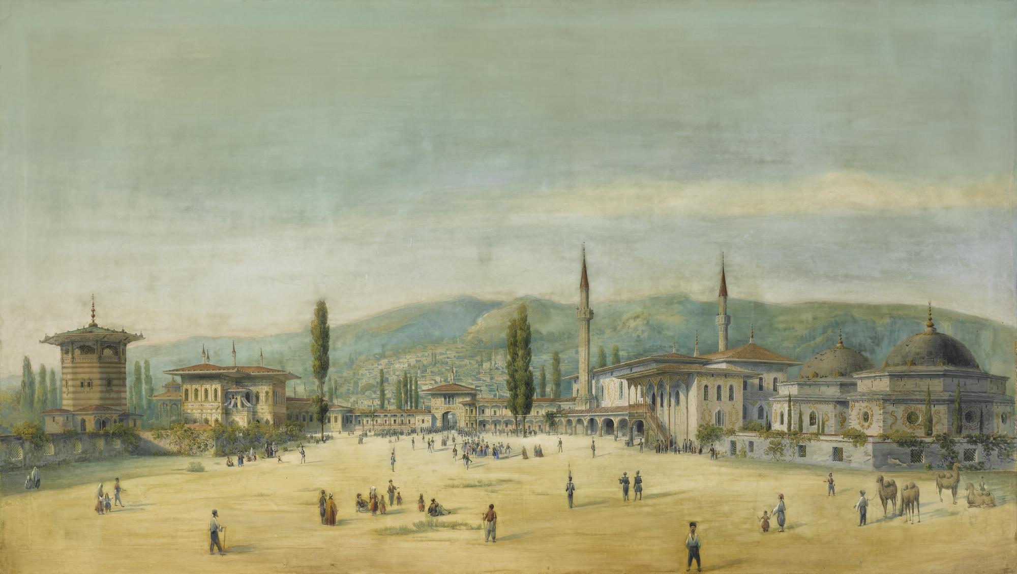 Carlo Bossoli - The Khan\'S Palace In Bakhchisarai