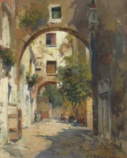 Carlo Brancaccio - A Shady Street In Naples