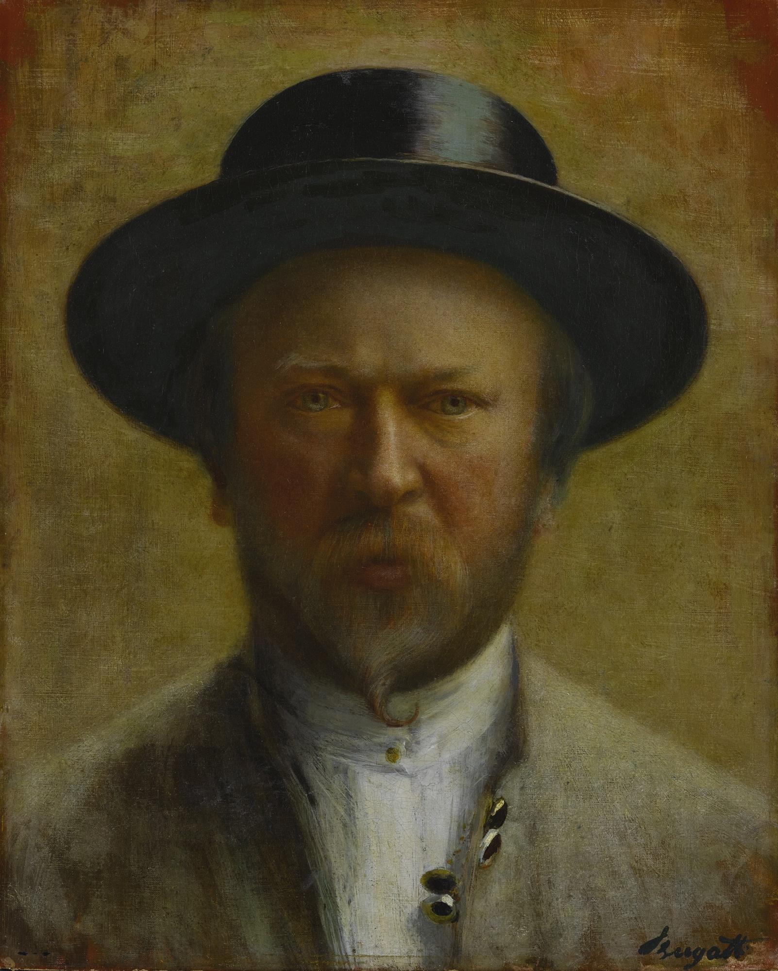 Carlo Bugatti - Portrait Of A Man, Traditionally Identified As A Self-Portrait