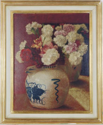 Carlo Bugatti - Still life with carnations