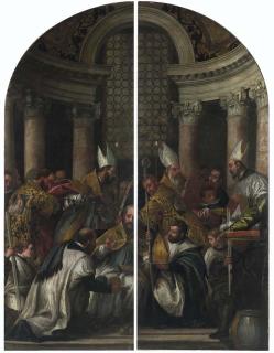 Carlo Caliari - Consacrazione di San Nicola da Bari
