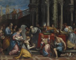 Carlo Caliari - The presentation in the temple