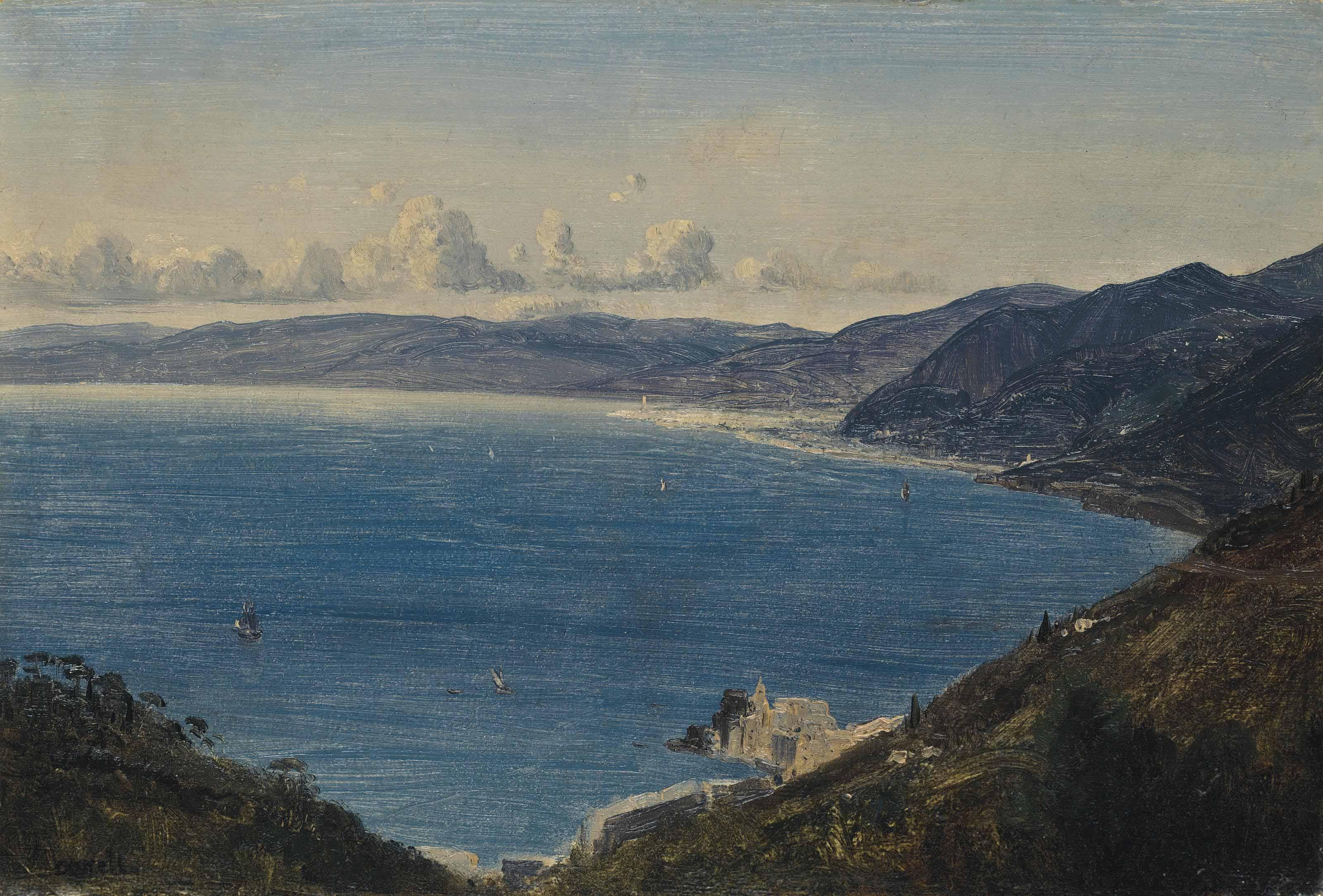 Carlo Canella - A view of Amalfi