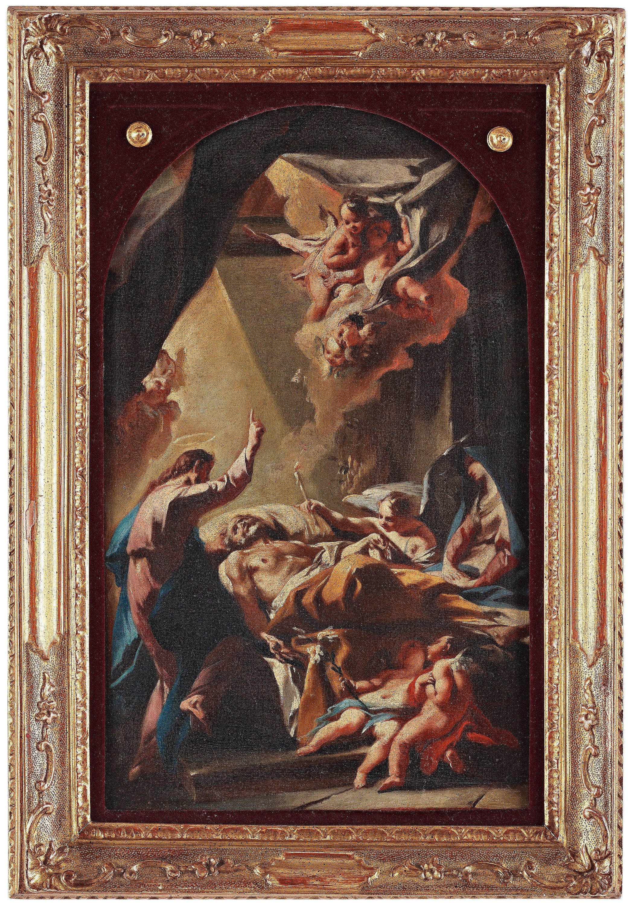 Carlo Carloni - The Death of Saint Joseph: a modello for an altarpiece