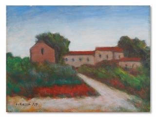 Carlo Carrà - Campagna in Brianza