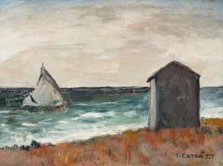 Carlo Carrà - La capanna sulla spiaggia