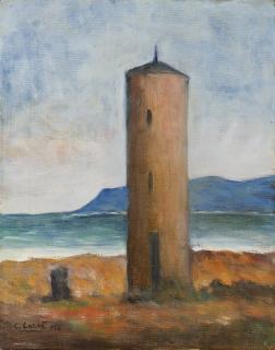 Carlo Carrà - La torre sul mare