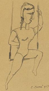 Carlo Carrà - La trapezista