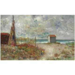 Carlo Carrà - Marina Con Pagliaio