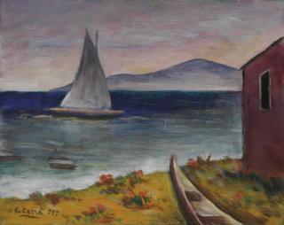 Carlo Carrà - Marina e capanno