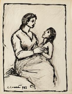 Carlo Carrà - Maternità