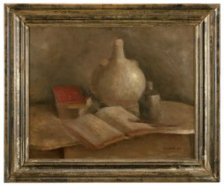 Carlo Carrà - Natura morta con orcio