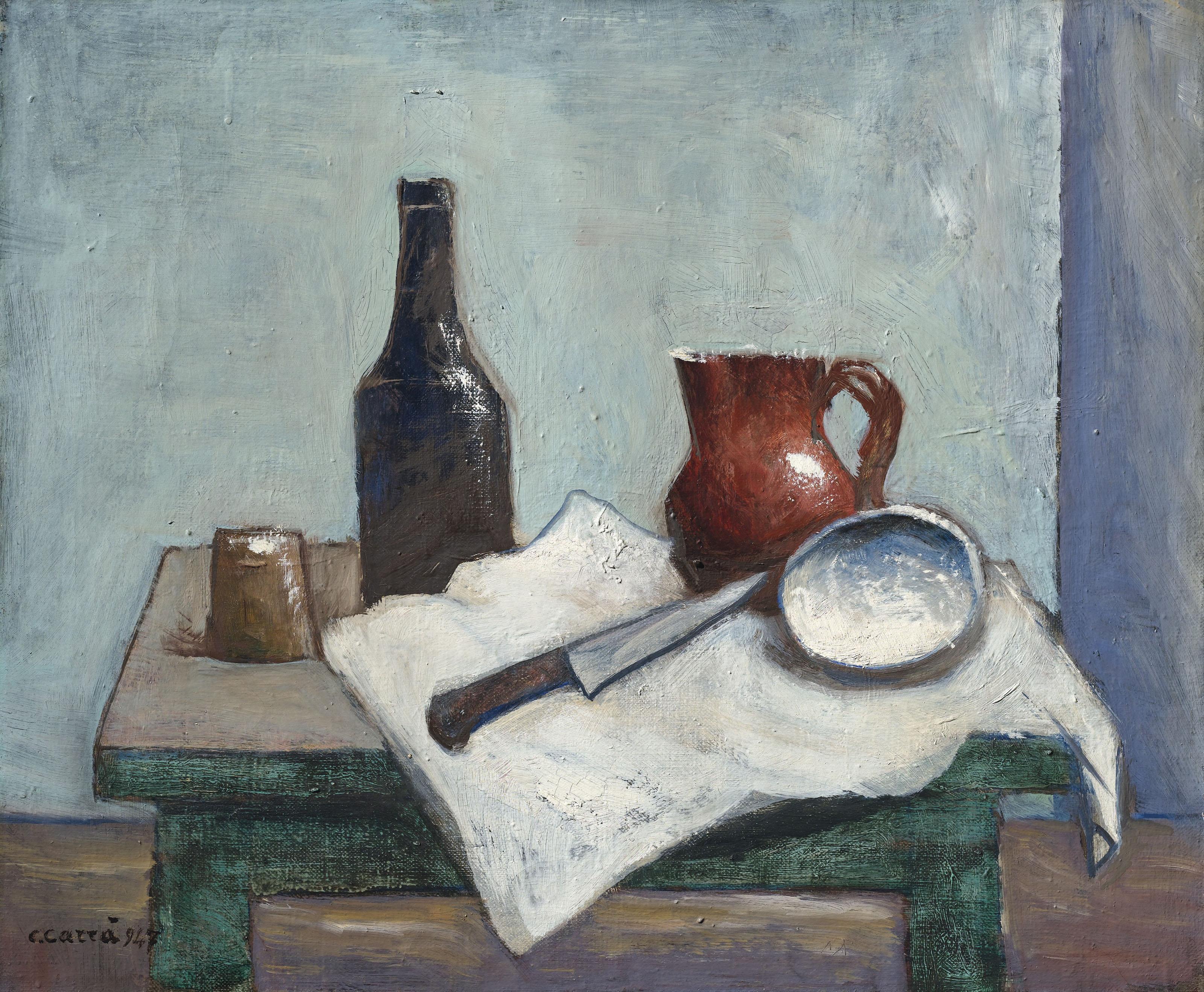 Carlo Carrà - Natura morta