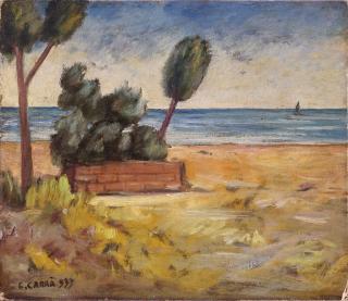 Carlo Carrà - Piccola marina