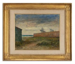 Carlo Carrà - Vele oltre il molo