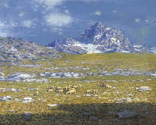 Carlo Costantino Tagliabue - Il Monte Pelmo, 1906