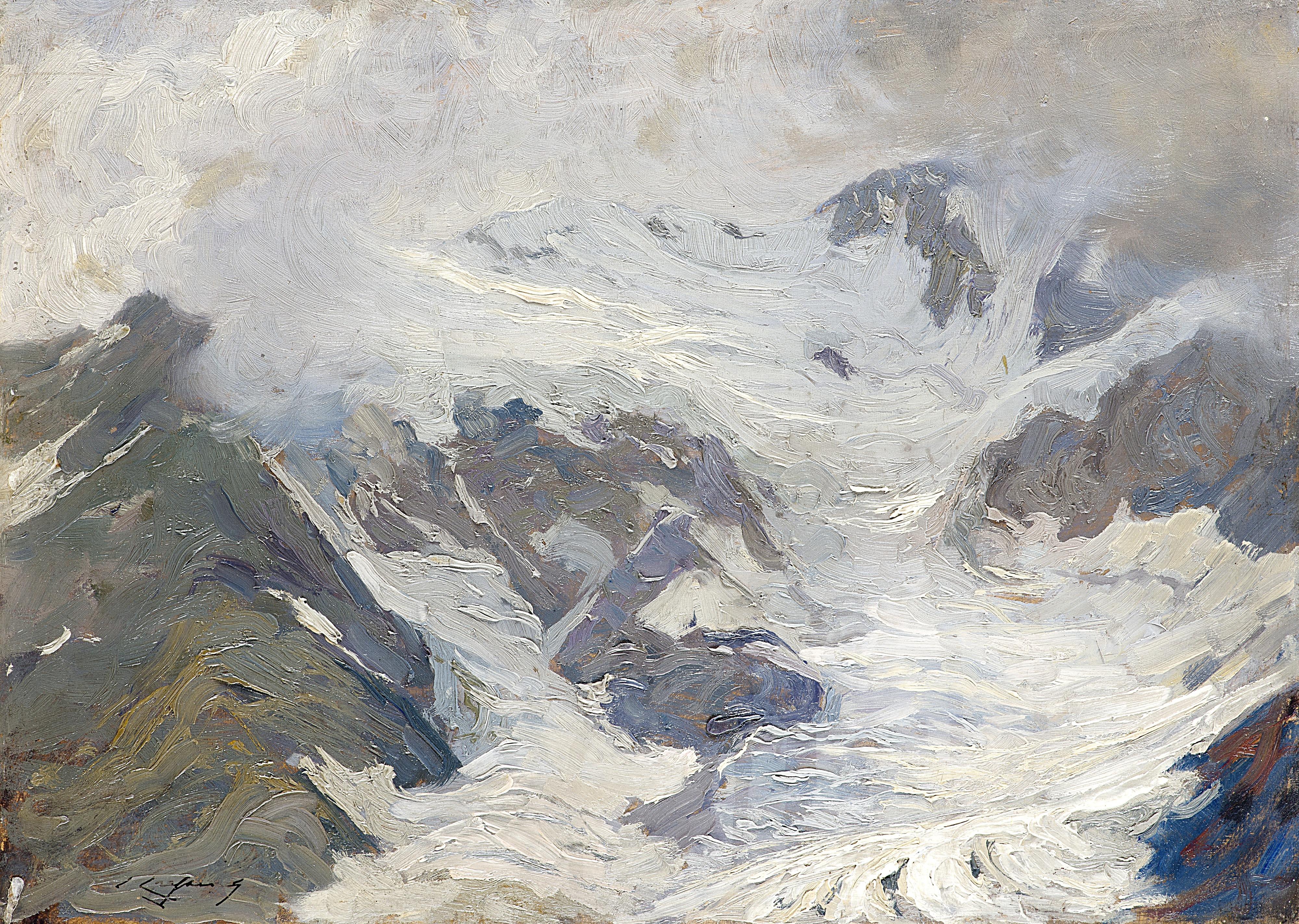 Carlo Cressini - Raggi di sole sul ghiacchiaio