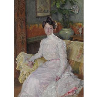 Carlo Cressini - Ritratto Della Signorina Maria Dell\'Acqua