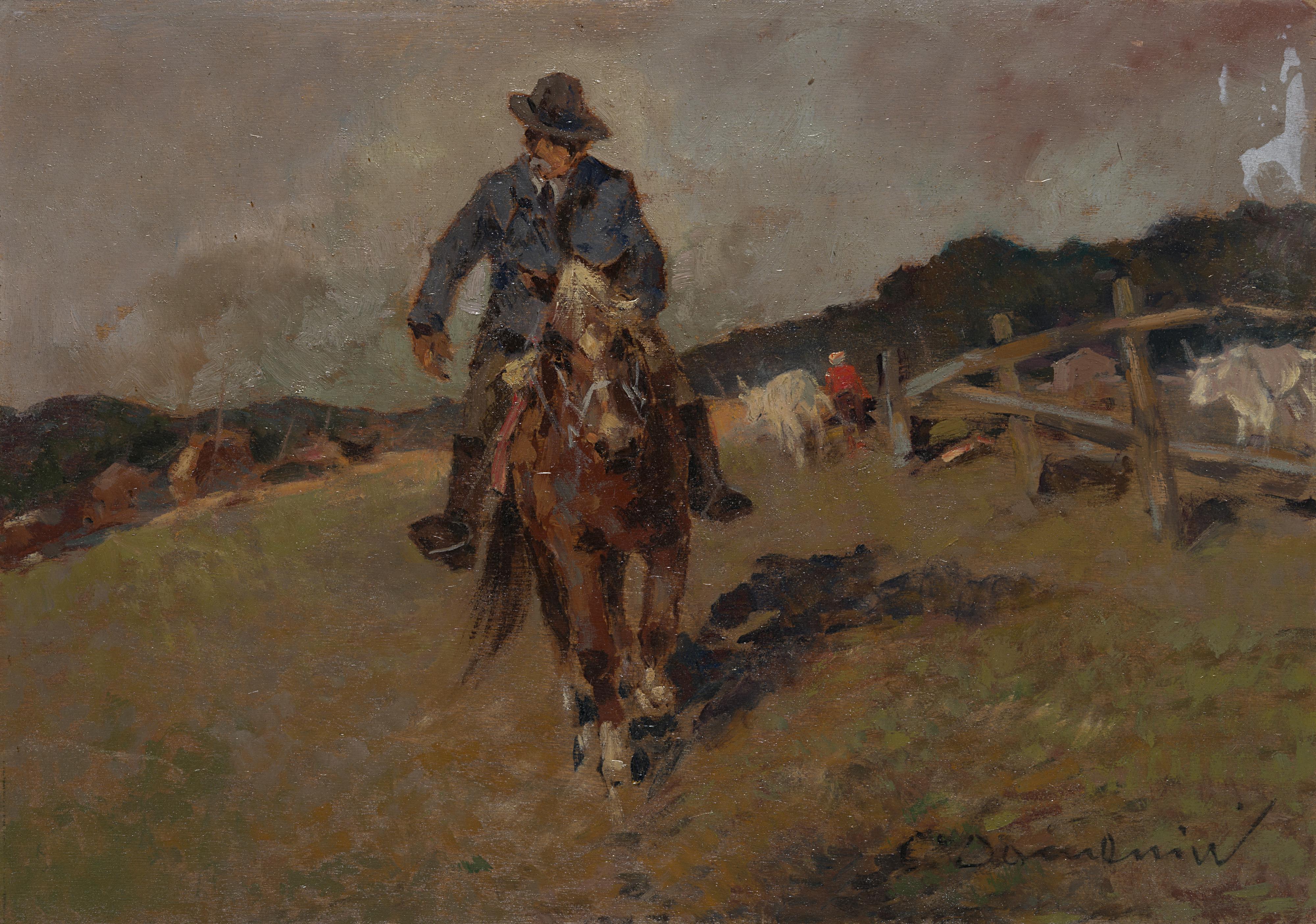 Carlo Domenici - Il buttero