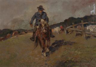 Carlo Domenici - Il buttero