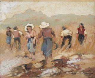 Carlo Domenici - Mietitura