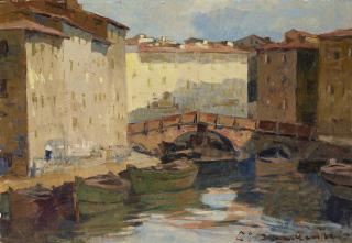 Carlo Domenici - Porto a Viareggio