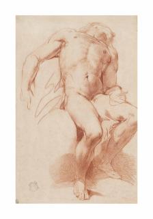 Carlo Donelli, Il Vimercati - A seated male nude