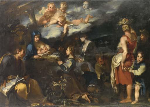 Carlo Donelli - Adorazione Del Bambino Con San Luca