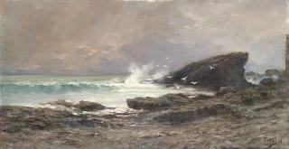 Carlo Follini - Mareggiata invernale