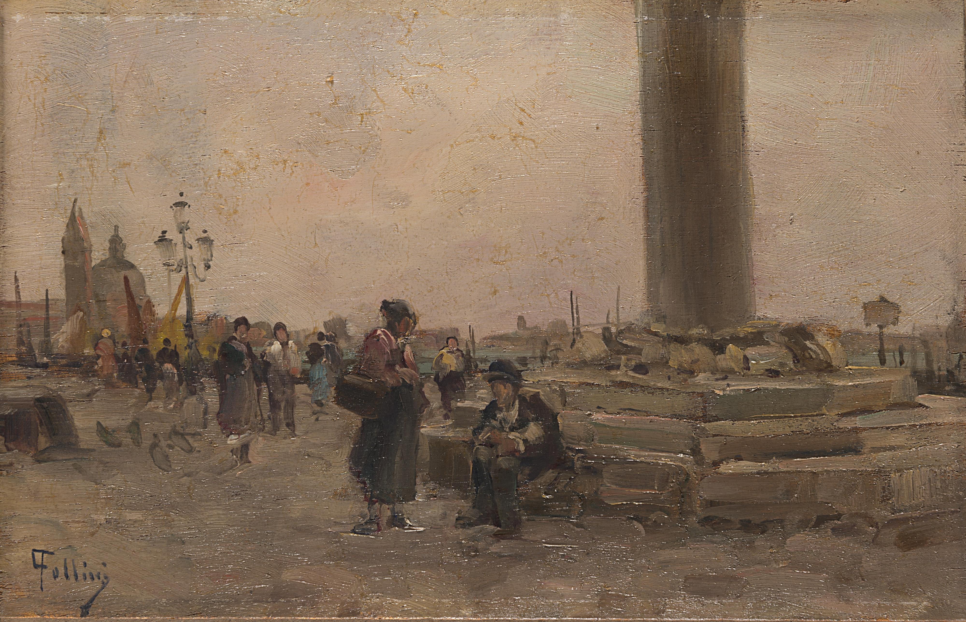 Carlo Follini - Piazzetta San Marco, Venezia
