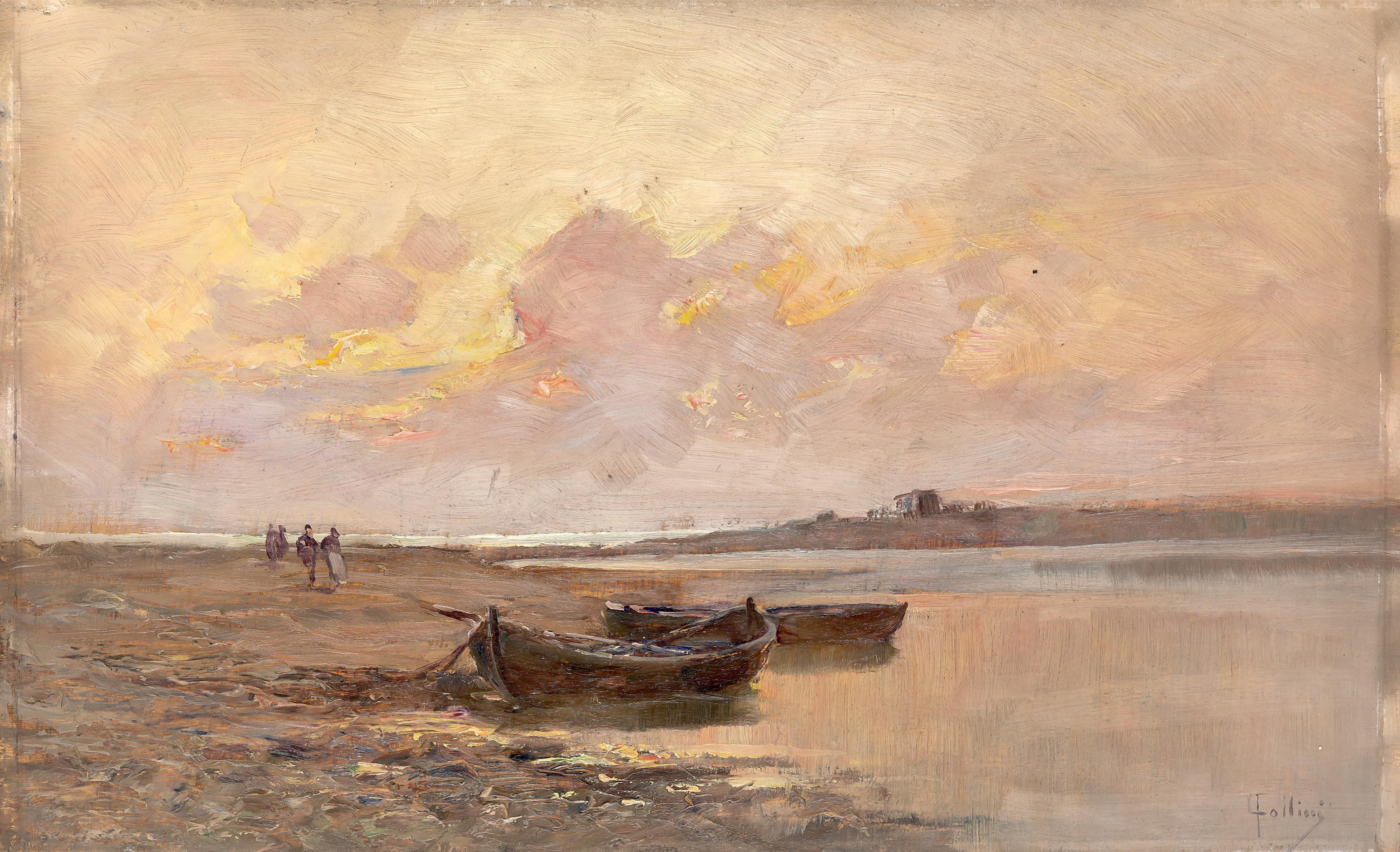 Carlo Follini - Zattere a riposo