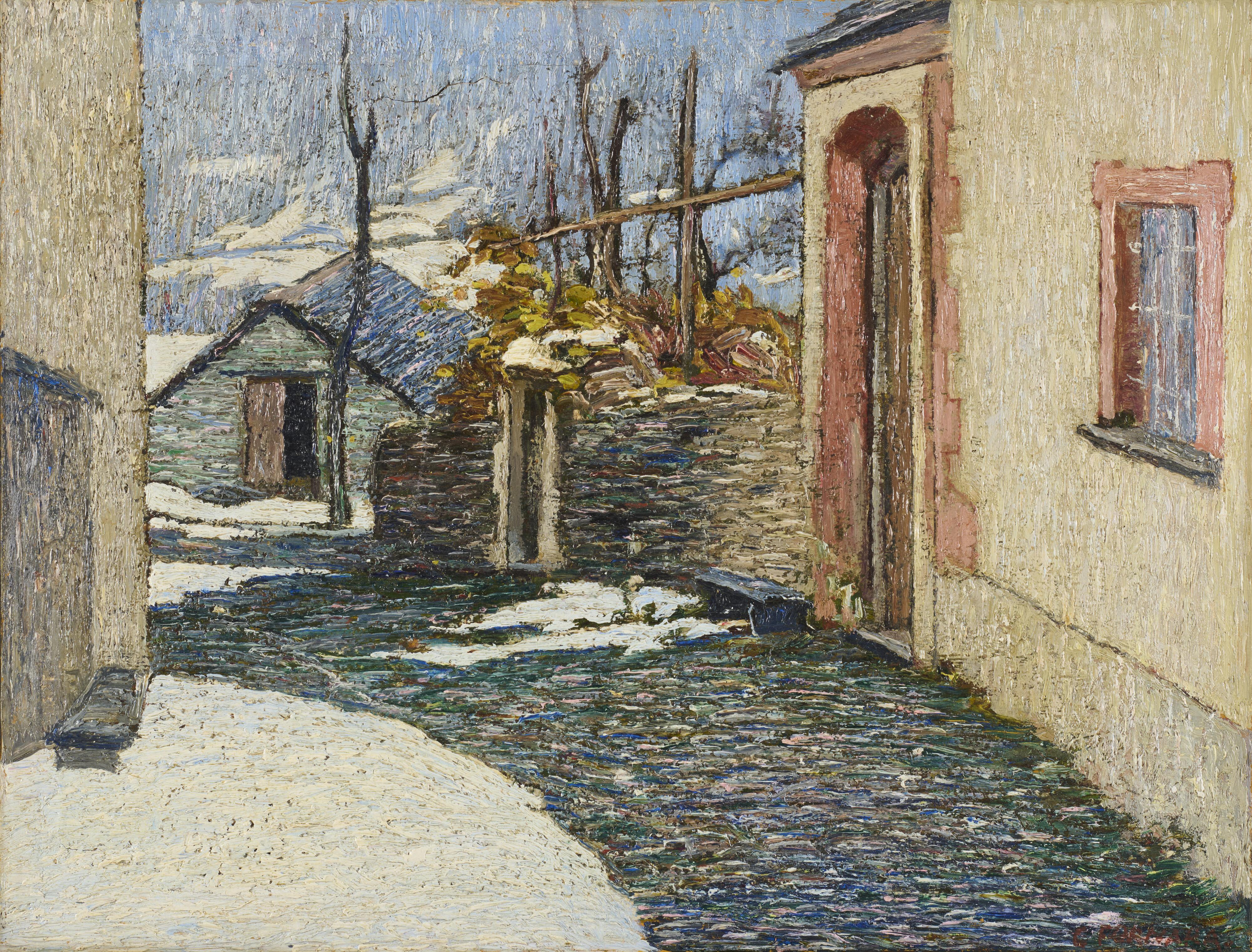 Carlo Fornara - La fine dell’inverno a Prestinone