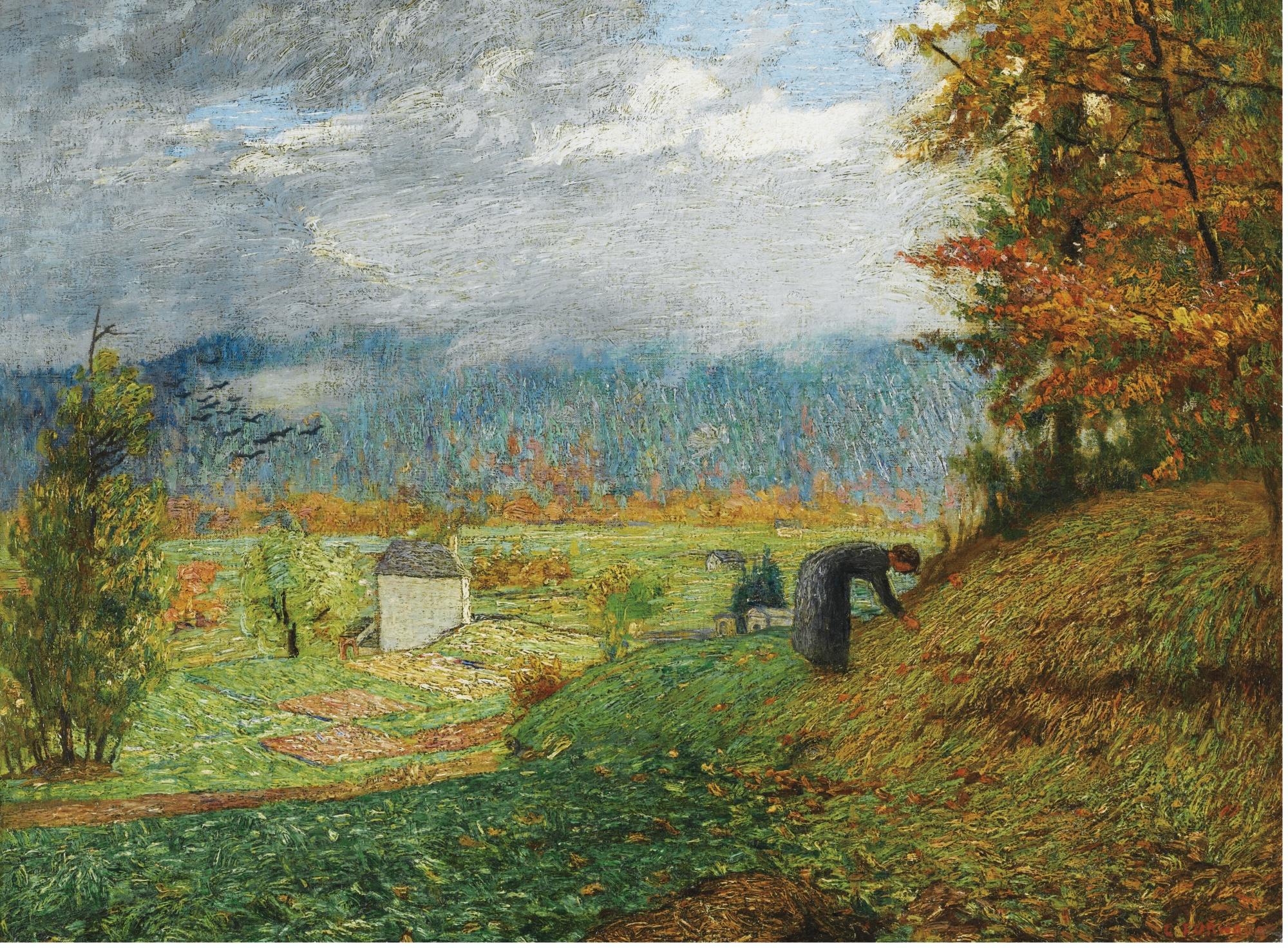 Carlo Fornara - La Raccolta Delle Ghiande ( La Récolte Des Glands)