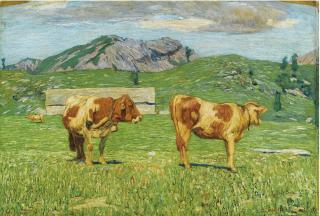 Carlo Fornara - Meriggio Sulle Alpi O Ultimi Pascoli (Les Alpes À Midi Ou Derniers Pâturages)