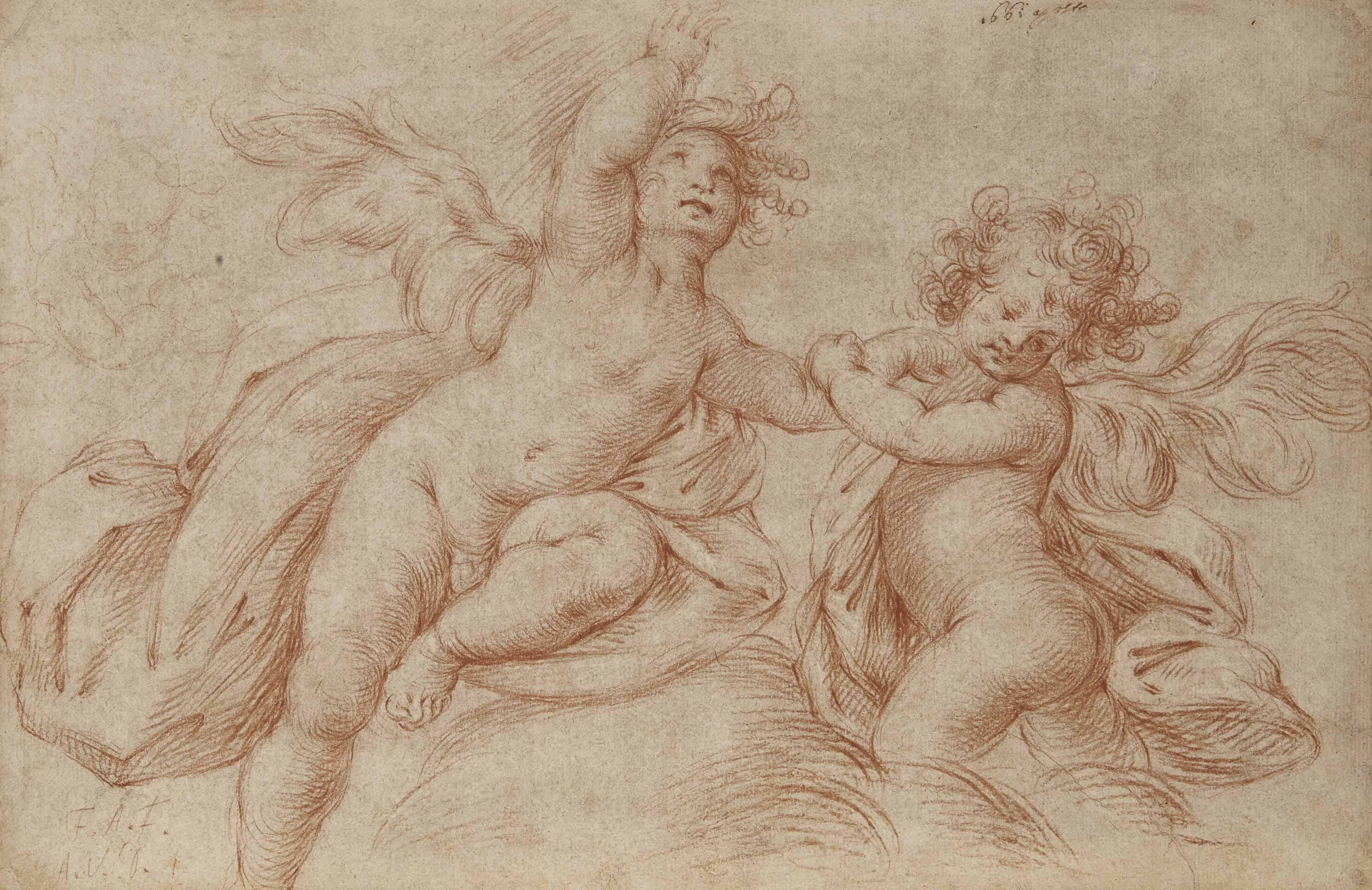 Carlo Francesco Nuvolone - Deux putti ailés