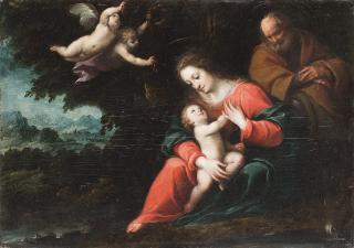 Carlo Francesco Nuvolone - Riposo durante la Fuga in Egitto