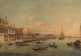 Carlo Grubacs - The Doge\'S Palace And Riva Degli Schiavoni, Venice