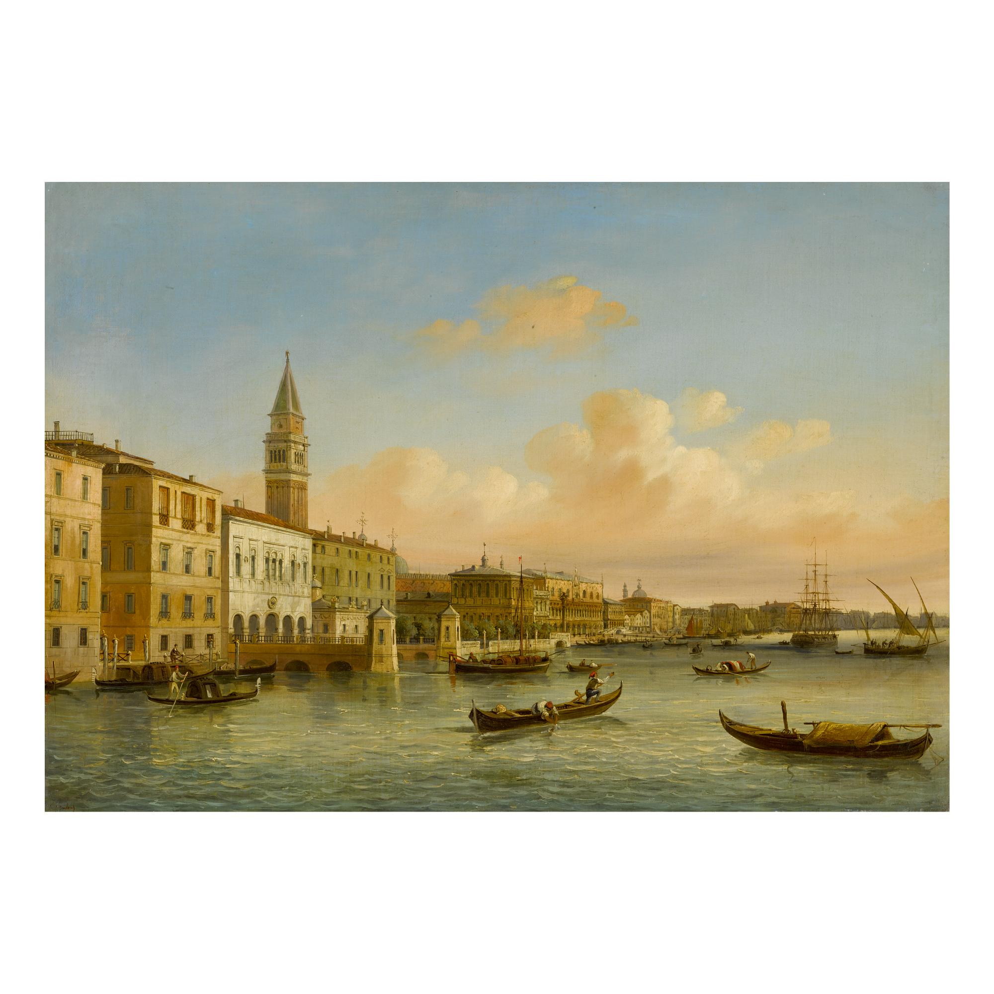 Carlo Grubacs - Venice, A View Of The Molo